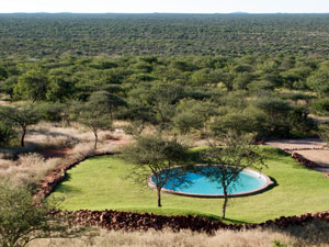 Okonjima campsite swimming pool