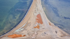 Aerial photo, Skeleton coast