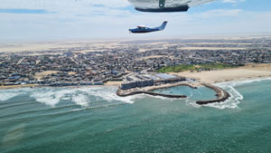 Aerial photo, Platz Am Meer, Swakopmund
